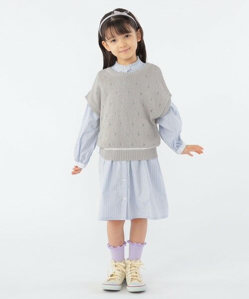 SHIPS / シップス ベスト | SHIPS KIDS:100〜125cm / サマーニット ベスト | 詳細15