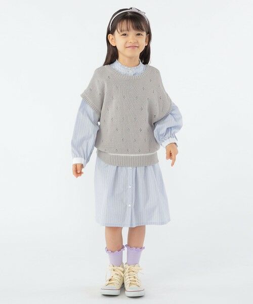 SHIPS / シップス ベスト | SHIPS KIDS:100〜125cm / サマーニット ベスト | 詳細18