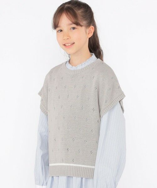 SHIPS / シップス ベスト | SHIPS KIDS:130〜155cm / サマーニット ベスト | 詳細7