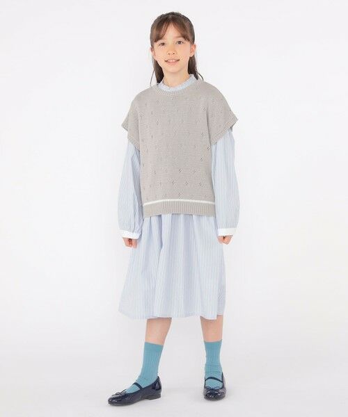 SHIPS / シップス ベスト | SHIPS KIDS:130〜155cm / サマーニット ベスト | 詳細8