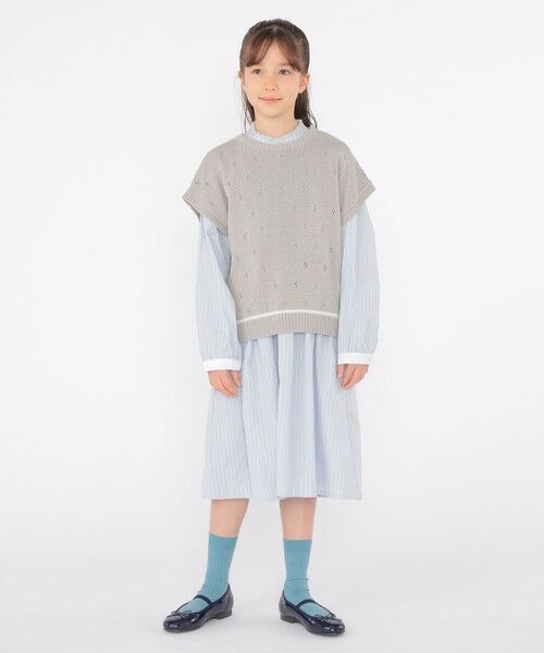 SHIPS / シップス ベスト | SHIPS KIDS:130〜155cm / サマーニット ベスト | 詳細12