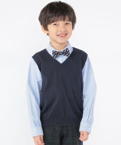 SHIPS / シップス ベスト | SHIPS KIDS:100〜130cm / 14GG Vネック ベスト