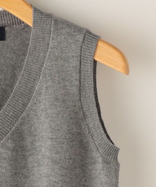 SHIPS / シップス ベスト | SHIPS KIDS:100〜130cm / 14GG Vネック ベスト | 詳細9