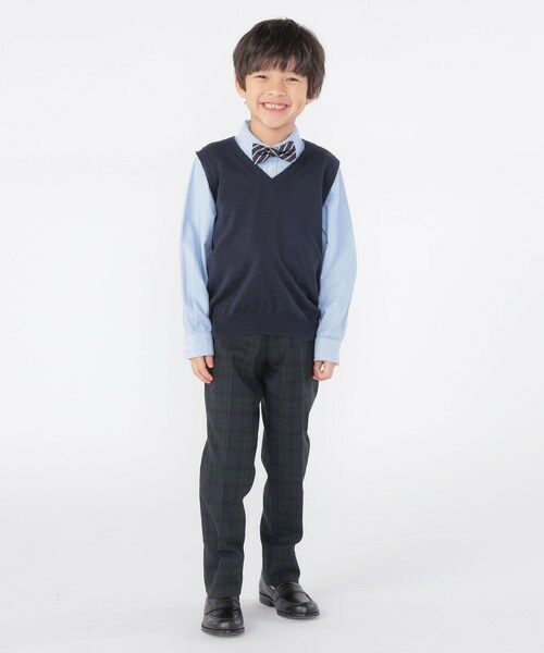 SHIPS / シップス ベスト | SHIPS KIDS:100〜130cm / 14GG Vネック ベスト | 詳細17