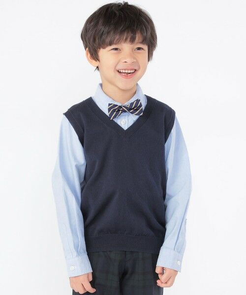 SHIPS / シップス ベスト | SHIPS KIDS:100〜130cm / 14GG Vネック ベスト | 詳細13