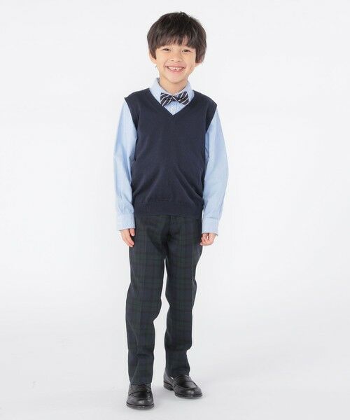 SHIPS / シップス ベスト | SHIPS KIDS:100〜130cm / 14GG Vネック ベスト | 詳細16