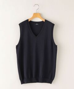 SHIPS / シップス ベスト | SHIPS KIDS:145〜160cm / 14GG Vネック ベスト