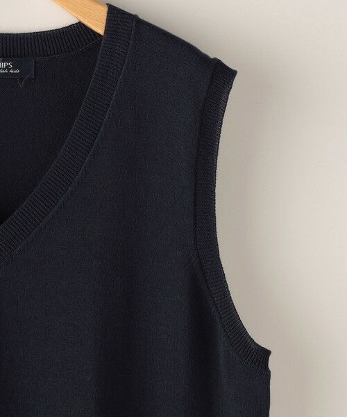 SHIPS / シップス ベスト | SHIPS KIDS:145〜160cm / 14GG Vネック ベスト | 詳細4