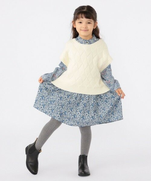 SHIPS / シップス ベスト | SHIPS KIDS:100〜140cm /〈手洗い可能〉ジャカード ベスト | 詳細10