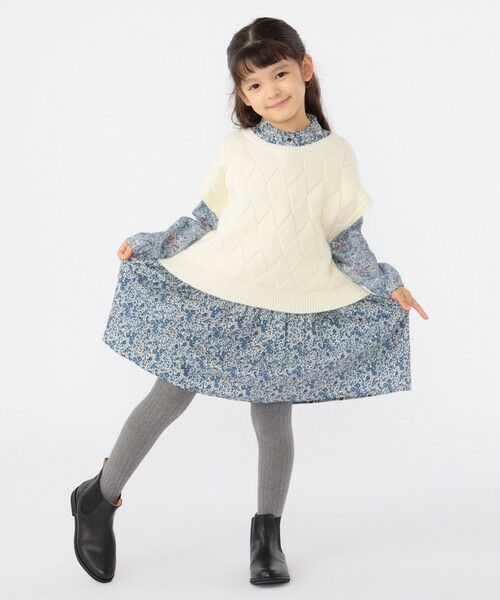 SHIPS / シップス ベスト | SHIPS KIDS:100〜140cm /〈手洗い可能〉ジャカード ベスト | 詳細11