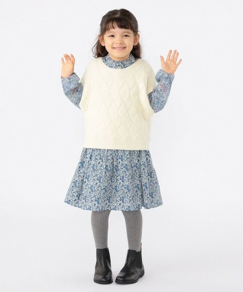 SHIPS / シップス ベスト | SHIPS KIDS:100〜140cm /〈手洗い可能〉ジャカード ベスト | 詳細3
