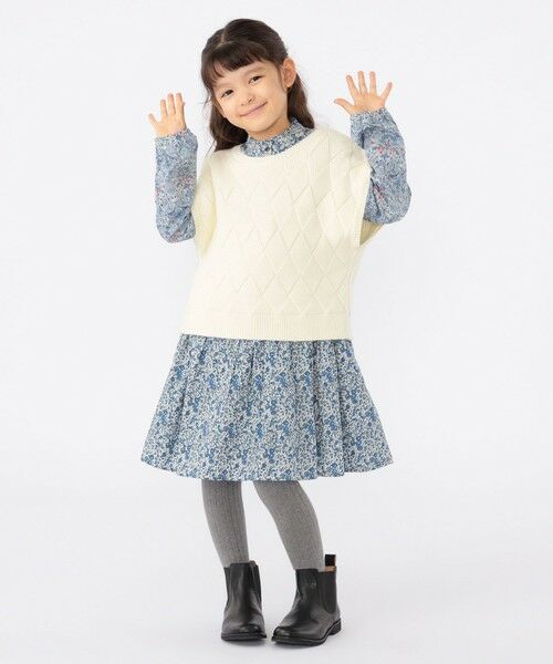 SHIPS / シップス ベスト | SHIPS KIDS:100〜140cm /〈手洗い可能〉ジャカード ベスト | 詳細5