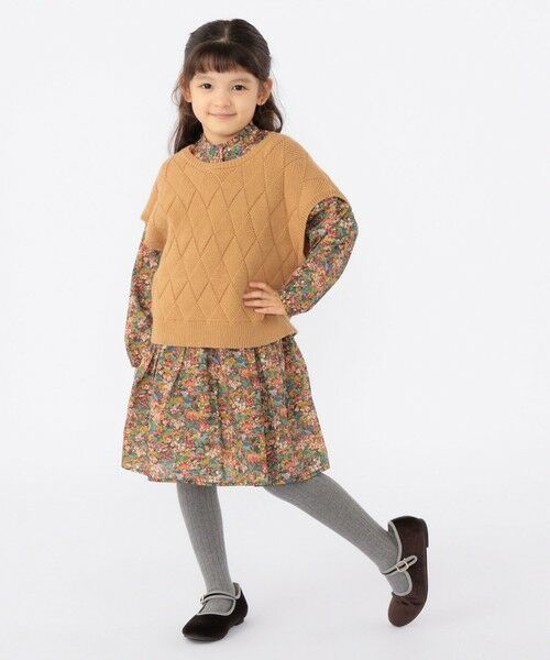 SHIPS / シップス ベスト | SHIPS KIDS:100〜140cm /〈手洗い可能〉ジャカード ベスト | 詳細17