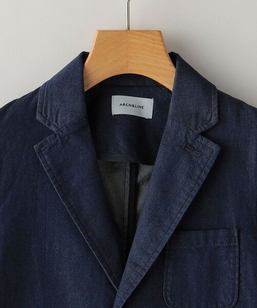 SHIPS / シップス ナイロンジャケット | ARCH＆LINE:125cm / インディゴ ベーシック ジャケット | 詳細2