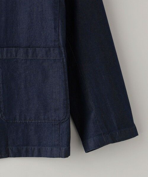 SHIPS / シップス ナイロンジャケット | ARCH＆LINE:155〜165cm / インディゴ ベーシック ジャケット | 詳細3