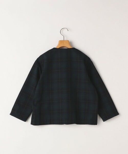 SHIPS / シップス ノーカラージャケット | SHIPS KIDS:90cm / 50th ANNIV セレモニー チェック ノーカラー ジャケット | 詳細1