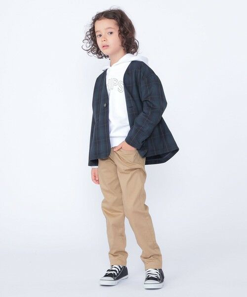 SHIPS / シップス ノーカラージャケット | SHIPS KIDS:100〜130cm / 50th ANNIV セレモニー チェック ノーカラー ジャケット | 詳細13
