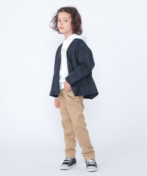 SHIPS / シップス ノーカラージャケット | SHIPS KIDS:100〜130cm / 50th ANNIV セレモニー チェック ノーカラー ジャケット | 詳細15