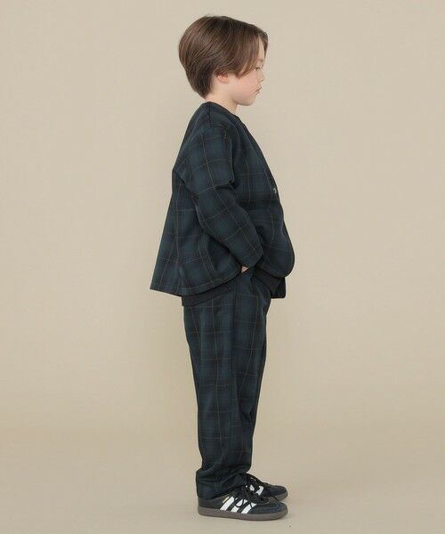 SHIPS / シップス ノーカラージャケット | SHIPS KIDS:100〜130cm / 50th ANNIV セレモニー チェック ノーカラー ジャケット | 詳細7