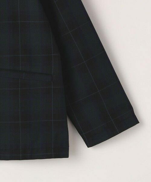 SHIPS / シップス ノーカラージャケット | SHIPS KIDS:140〜160cm / 50th ANNIV セレモニー チェック ノーカラー ジャケット | 詳細3