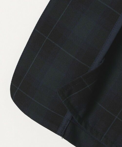 SHIPS / シップス ノーカラージャケット | SHIPS KIDS:140〜160cm / 50th ANNIV セレモニー チェック ノーカラー ジャケット | 詳細4