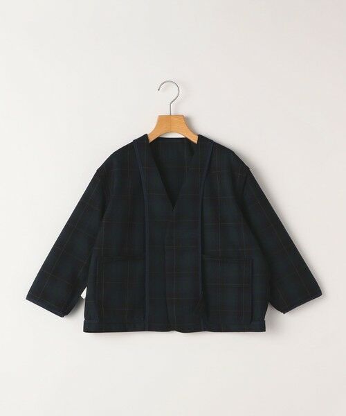SHIPS / シップス ノーカラージャケット | SHIPS KIDS:140〜160cm / 50th ANNIV セレモニー チェック ノーカラー ジャケット | 詳細5