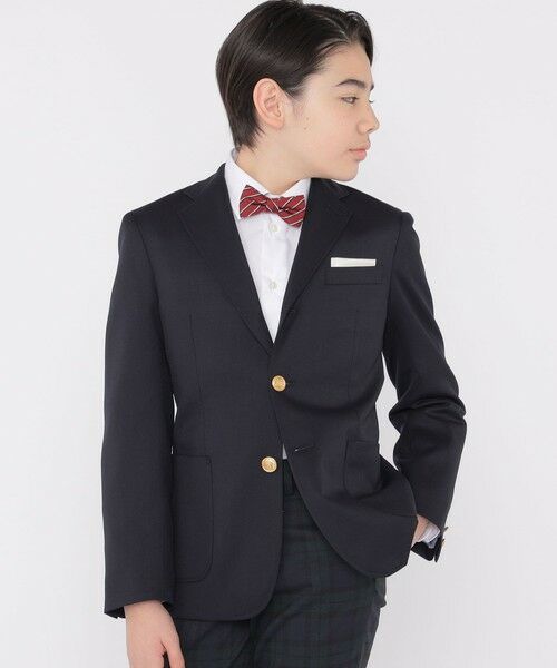 SHIPS / シップス ナイロンジャケット | SHIPS KIDS:140〜160cm / ウール メタル ボタン ジャケット | 詳細1