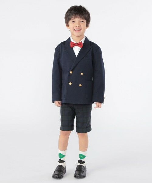 SHIPS / シップス ナイロンジャケット | SHIPS KIDS:110〜130cm / ポンチ ダブル ジャケット | 詳細13