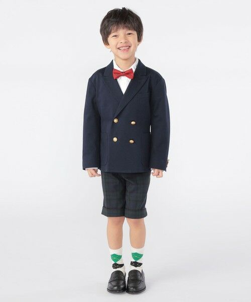 SHIPS / シップス ナイロンジャケット | SHIPS KIDS:110〜130cm / ポンチ ダブル ジャケット | 詳細14