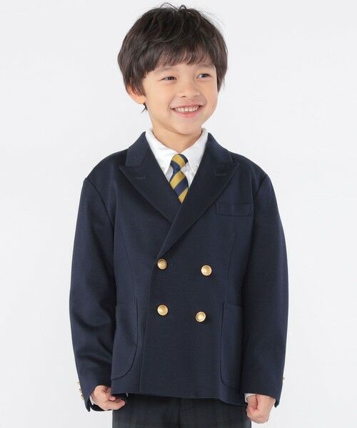 SHIPS / シップス ナイロンジャケット | SHIPS KIDS:110〜130cm / ポンチ ダブル ジャケット | 詳細19