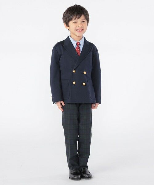 SHIPS / シップス ナイロンジャケット | SHIPS KIDS:110〜130cm / ポンチ ダブル ジャケット | 詳細2