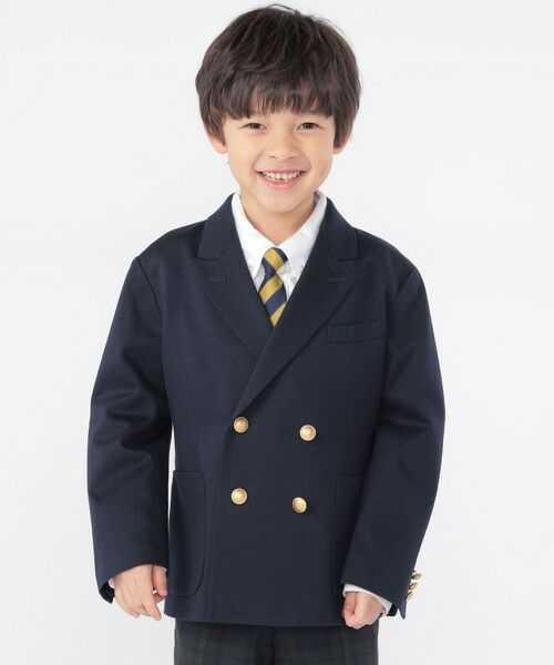 SHIPS / シップス ナイロンジャケット | SHIPS KIDS:110〜130cm / ポンチ ダブル ジャケット | 詳細20