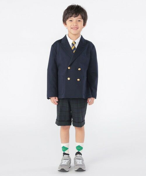 SHIPS / シップス ナイロンジャケット | SHIPS KIDS:110〜130cm / ポンチ ダブル ジャケット | 詳細23