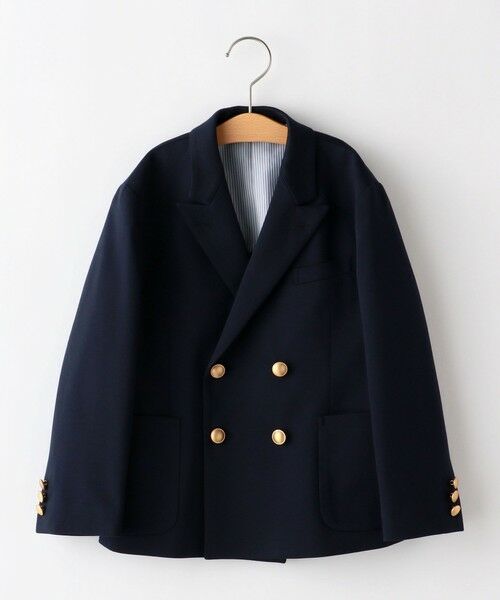 SHIPS / シップス ナイロンジャケット | SHIPS KIDS:110〜130cm / ポンチ ダブル ジャケット | 詳細28