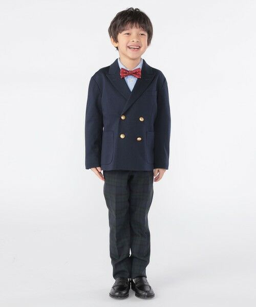 SHIPS / シップス ナイロンジャケット | SHIPS KIDS:110〜130cm / ポンチ ダブル ジャケット | 詳細7