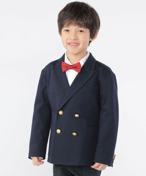 SHIPS / シップス ナイロンジャケット | SHIPS KIDS:110〜130cm / ポンチ ダブル ジャケット | 詳細9