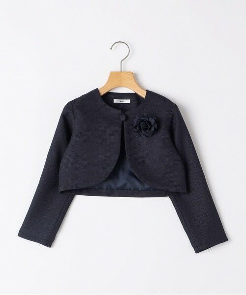 SHIPS / シップス ナイロンジャケット | SHIPS KIDS:110〜130cm / セレモニー ボレロジャケット コサージュ付き | 詳細10