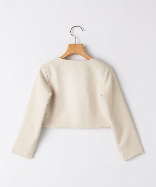 SHIPS / シップス ナイロンジャケット | SHIPS KIDS:110〜130cm / セレモニー ボレロジャケット コサージュ付き | 詳細15