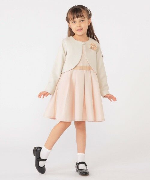 SHIPS / シップス ナイロンジャケット | SHIPS KIDS:110〜130cm / セレモニー ボレロジャケット コサージュ付き | 詳細5