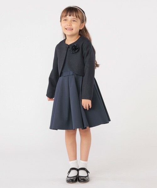 SHIPS / シップス ナイロンジャケット | SHIPS KIDS:110〜130cm / セレモニー ボレロジャケット コサージュ付き | 詳細28