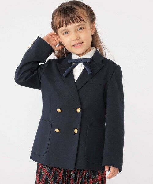 SHIPS / シップス ナイロンジャケット | SHIPS KIDS:110〜130cm / ポンチ ダブル ジャケット | 詳細1