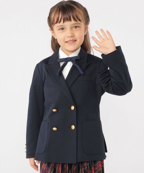 SHIPS / シップス ナイロンジャケット | SHIPS KIDS:110〜130cm / ポンチ ダブル ジャケット | 詳細3