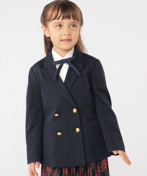 SHIPS / シップス ナイロンジャケット | SHIPS KIDS:110〜130cm / ポンチ ダブル ジャケット | 詳細4