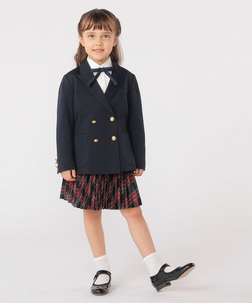 SHIPS / シップス ナイロンジャケット | SHIPS KIDS:110〜130cm / ポンチ ダブル ジャケット | 詳細6