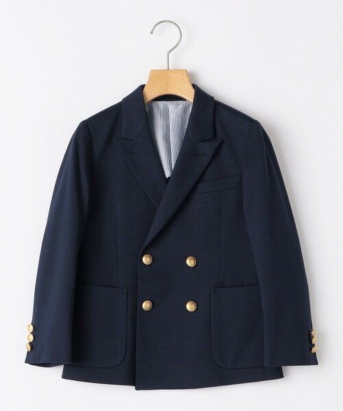 SHIPS / シップス ナイロンジャケット | SHIPS KIDS:140〜160cm / ポンチ ダブル ジャケット | 詳細15