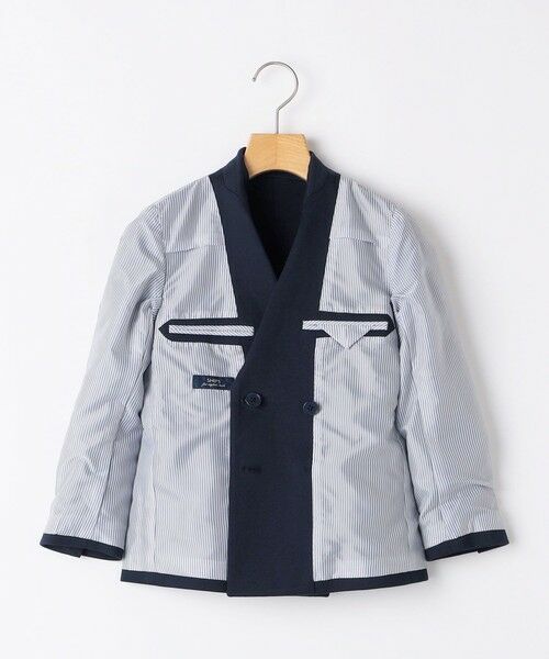 SHIPS / シップス ナイロンジャケット | SHIPS KIDS:140〜160cm / ポンチ ダブル ジャケット | 詳細23