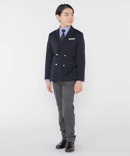 SHIPS / シップス ナイロンジャケット | SHIPS KIDS:140〜160cm / ポンチ ダブル ジャケット | 詳細5