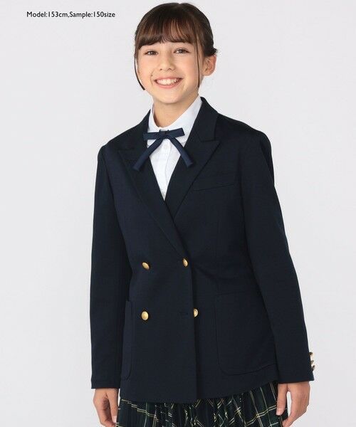 SHIPS / シップス ナイロンジャケット | SHIPS KIDS:140〜160cm / ポンチ ダブル ジャケット | 詳細7