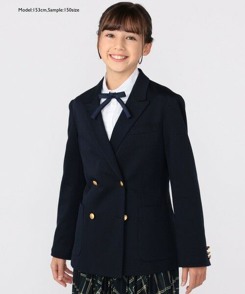 SHIPS / シップス ナイロンジャケット | SHIPS KIDS:140〜160cm / ポンチ ダブル ジャケット | 詳細9