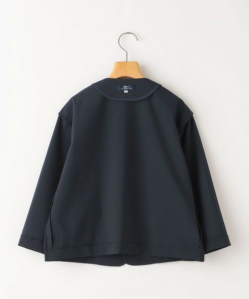 SHIPS / シップス ナイロンジャケット | SHIPS KIDS:100〜130cm /〈多機能〉ネイビー ノーラペル ジャケット | 詳細12